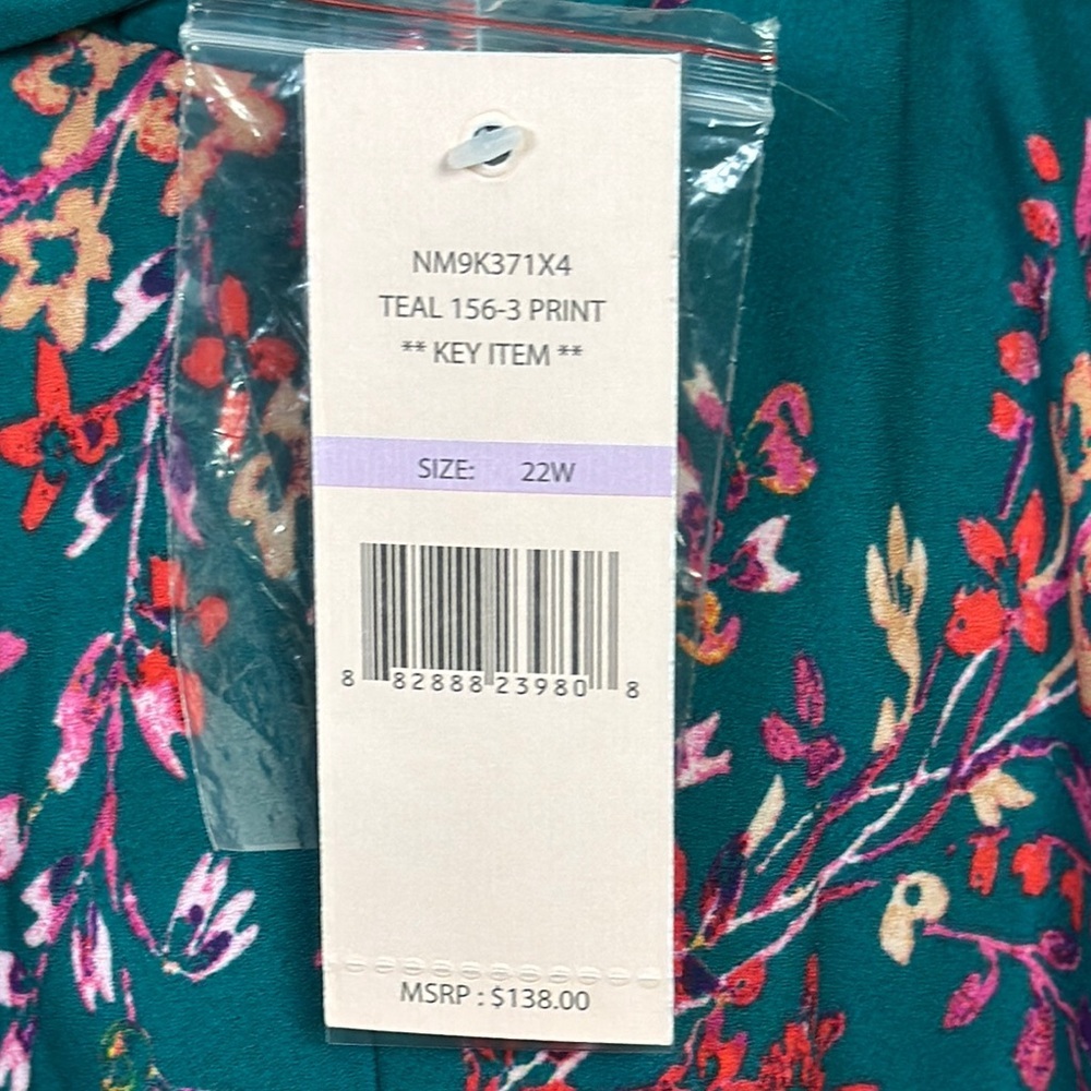 Nanette Lapore belted pin tuck detail midi dress plus size 22W - Picture 4 of 9